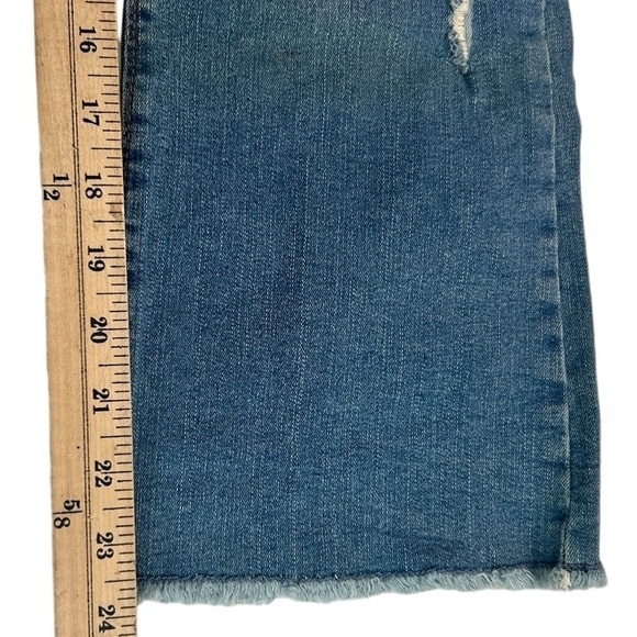 NWT No Boundaries High Rise Cropped Flare Blue Jeans 11 - Picture 7 of 11